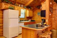 Full Kitchen - Wears Valley Tennessee - 1 bedroom Cabin Rental